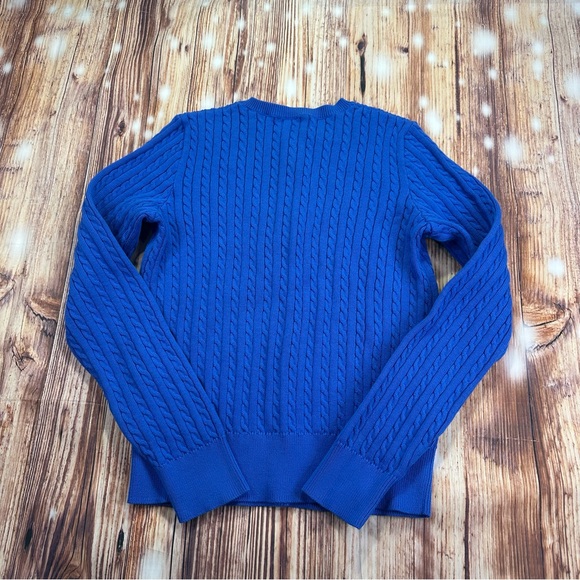 Ralph Lauren Polo Girls Cotton Knit Cable Cardigan Sweater! Size 12/14 Youth - Picture 3 of 14